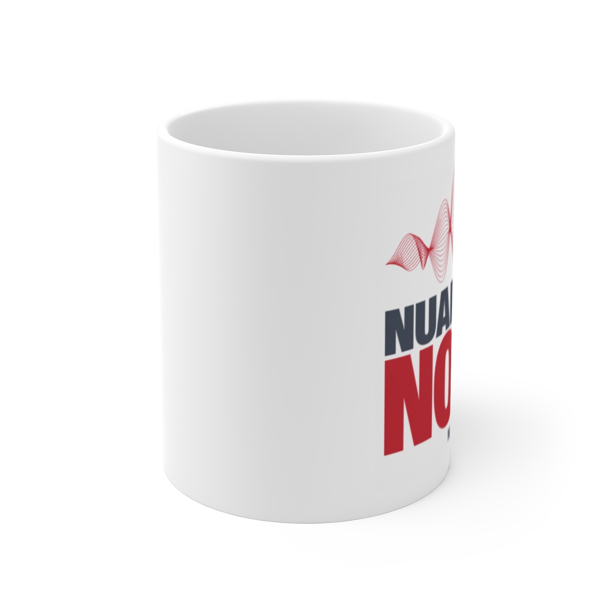 Mk.gee "Nuance in Noise" White Mug