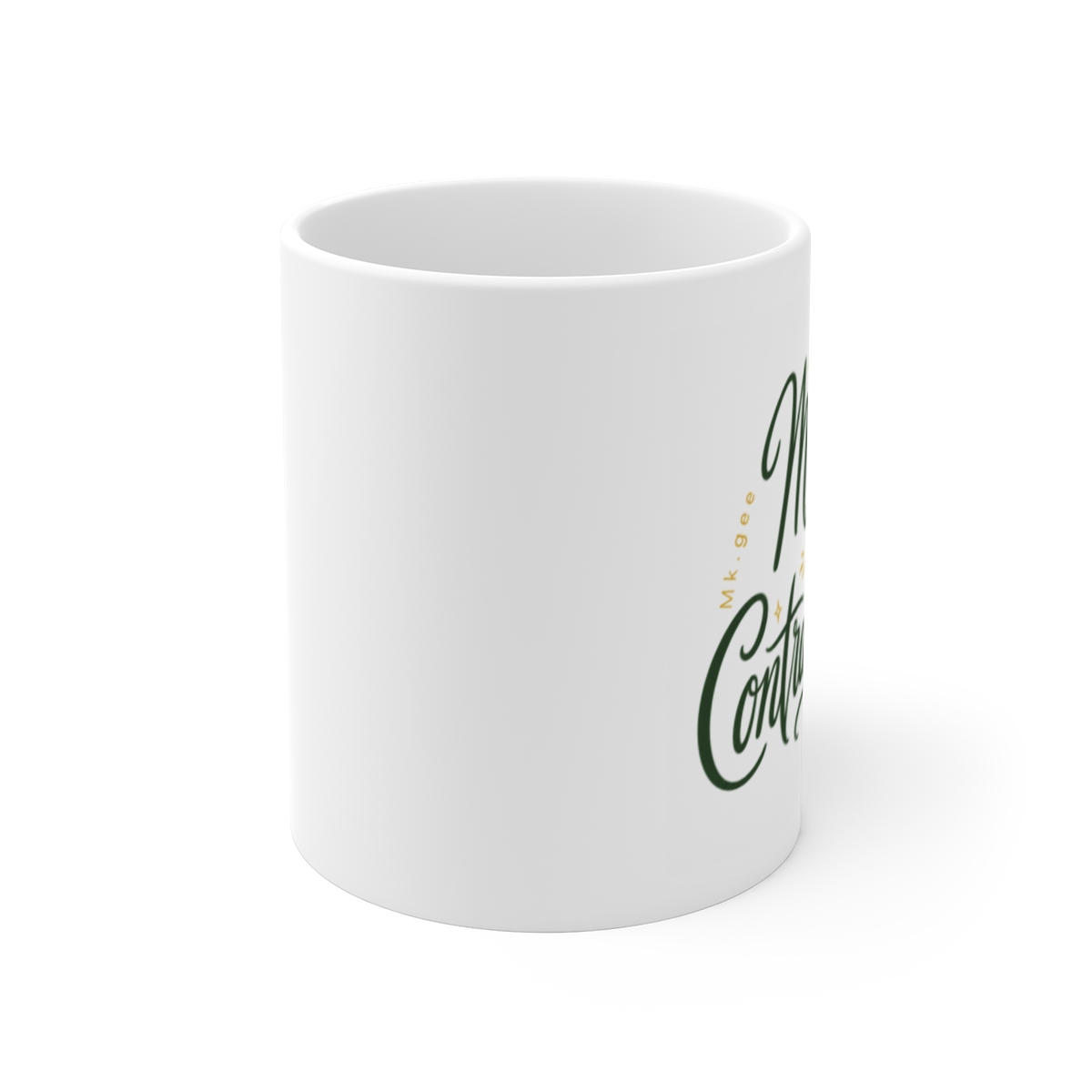 Mk.gee "Muse of Contradictions" White Mug