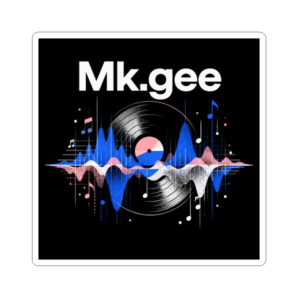 Mk.gee "Mk.gee" Sticker - Official stickers merchandise