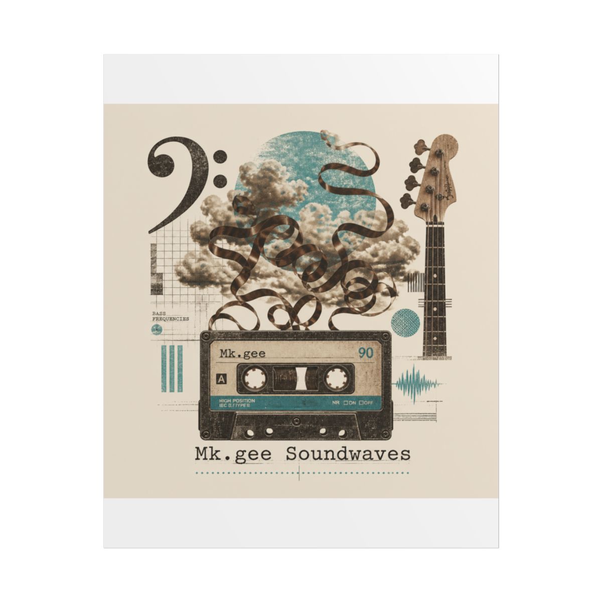 Mk.gee "Mk.gee Soundwaves" Poster