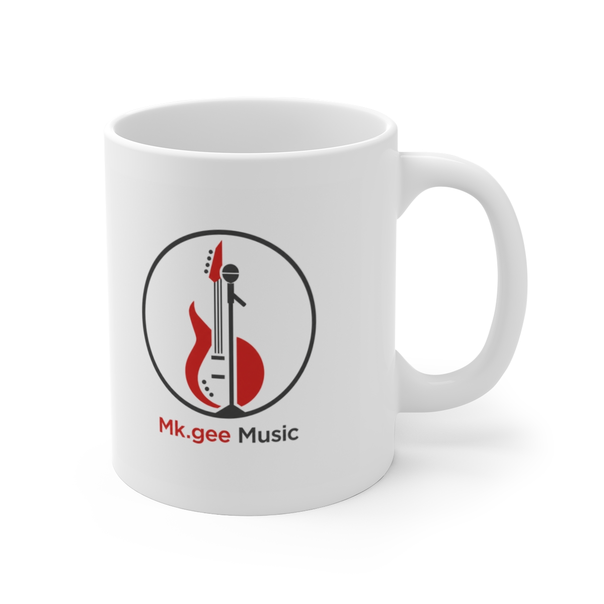 Mk.gee "Mk.gee Music" White Mug