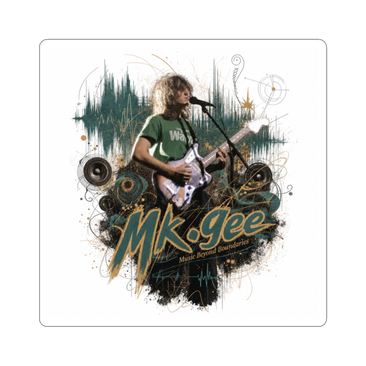 Mk.gee Sticker - Official stickers merchandise