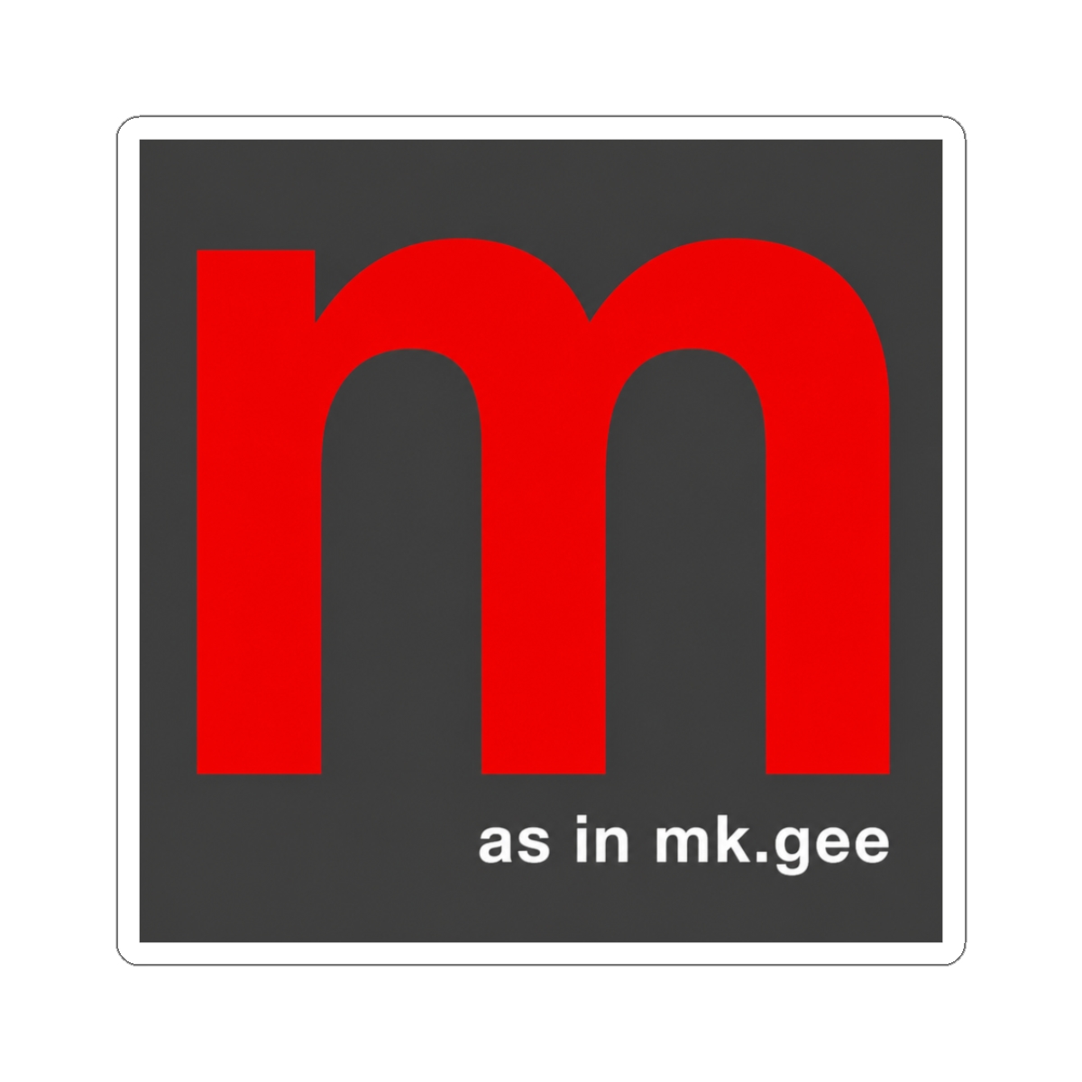 Mk.gee Two Star & The Dream Police Sticker