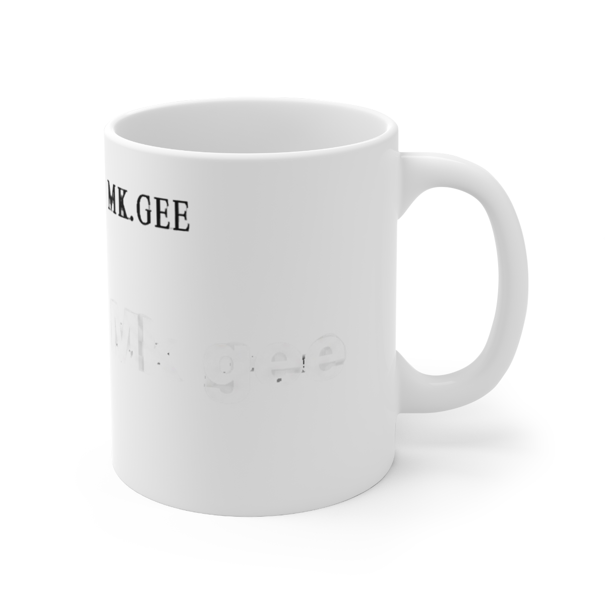 Mk.gee "Mk.gee Music" White Mug | Mk.gee Official Merch | Mk.gee Merch Store